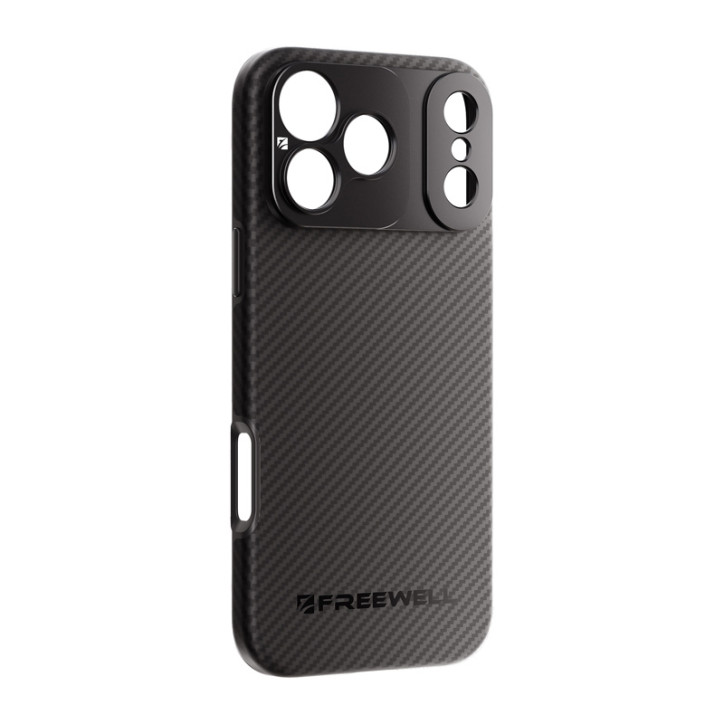 Freewell Custodia Pro Filmmaker per iPhone 17 Pro con attacco 17mm Nero