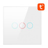 Avatto LZTS02-EU-W3 Interruttore Smart ZigBee 3 Pulsanti Bianco