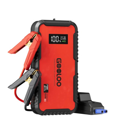 GOOLOO GT3000 44.4Wh Avviatore Portatile 3000A Nero