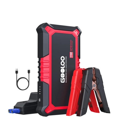 GOOLOO GP2000 37Wh Jump Starter Rosso