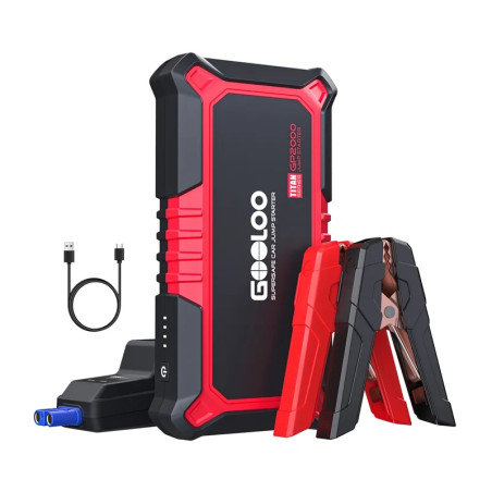 GOOLOO GP2000 37Wh Jump Starter Rosso