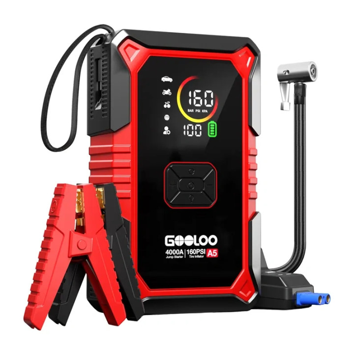 GOOLOO A5 Jump Starter con Compressore 4000A