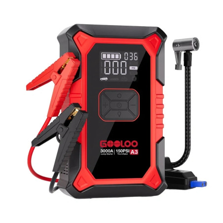 GOOLOO A3 Jump Starter con Compressore 3000A