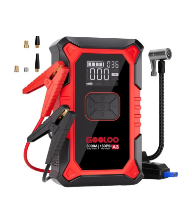 GOOLOO A3 Jump Starter con Compressore 3000A