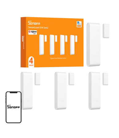 SONOFF SNZB-04PR2 Sensore Porte e Finestre Zigbee 4 Pezzi