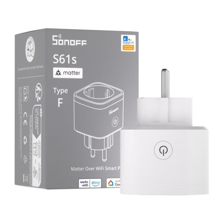 SONOFF S61s Matter Presa Intelligente Wi-Fi Bianco