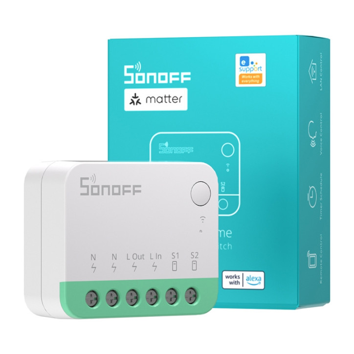 SONOFF MINIR4M Extreme Matter Switch 4 Pezzi Bianco