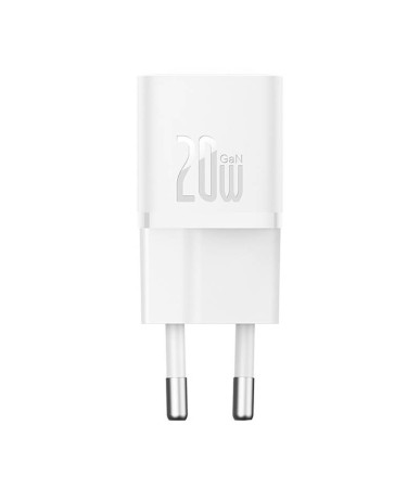 Baseus Caricatore da Muro Mini GaN5 20W Bianco