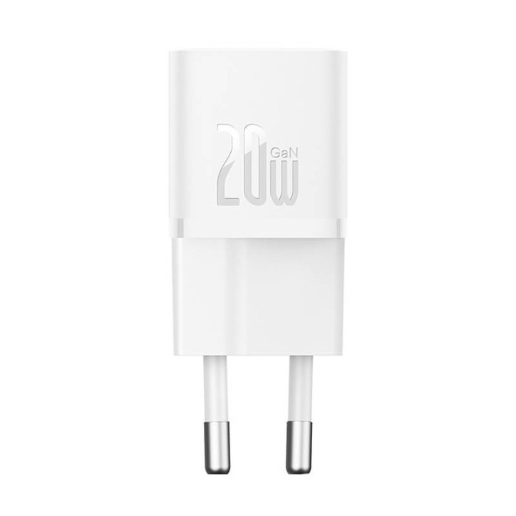Baseus Caricatore da Muro Mini GaN5 20W Bianco
