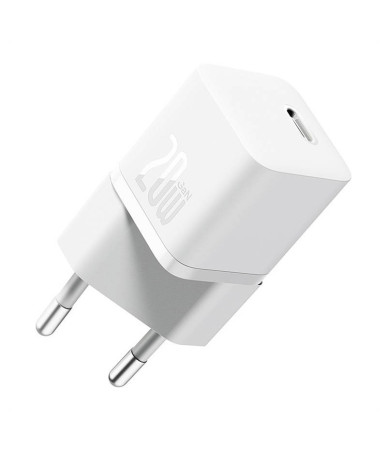Baseus Caricatore da Muro Mini GaN5 20W Bianco