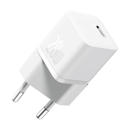 Baseus Caricatore da Muro Mini GaN5 20W Bianco