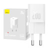 Baseus Caricatore da Muro Mini GaN5 20W Bianco