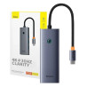 Baseus UltraJoy Series Hub USB-C 5-in-1 Grigio HDMI 4K 3xUSB 3.0 PD