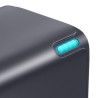 Caricatore Baseus GaN5 65W 2x USB-C + USB Grigio con Cavo 1m