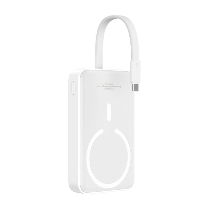Baseus Mini 10000mAh 30W Magnetic Powerbank Bianco Edizione Bayern Baseus Mini 10000mAh 30W Magnetic Powerbank Bianco Edizione Bayern