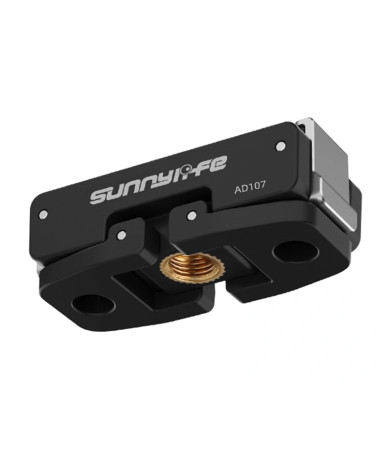 Sunnylife Adattatore di Montaggio Magnetico Reversibile 1/4" per Osmo Nano / Action 6
