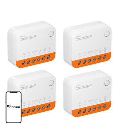 SONOFF MINIR4 Extreme Switch 4-Pack