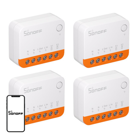 SONOFF MINIR4 Extreme Switch 4-Pack