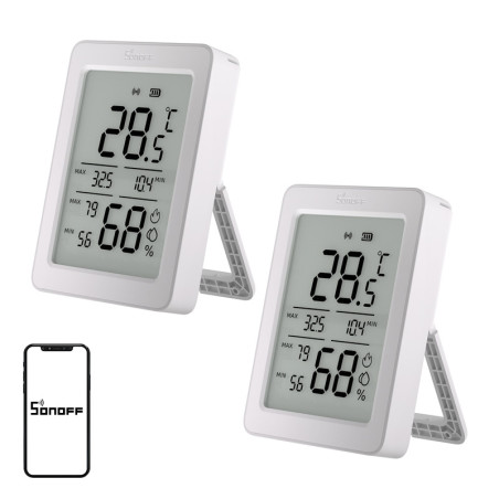 SONOFF SNZB-02DR2 Sensore Temperatura e Umidità Zigbee 2 Pezzi