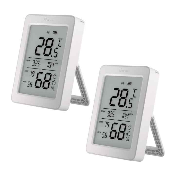 SONOFF SNZB-02DR2 Sensore Temperatura e Umidità Zigbee 2 Pezzi SONOFF SNZB-02DR2 Sensore Temperatura e Umidità Zigbee 2 Pezzi