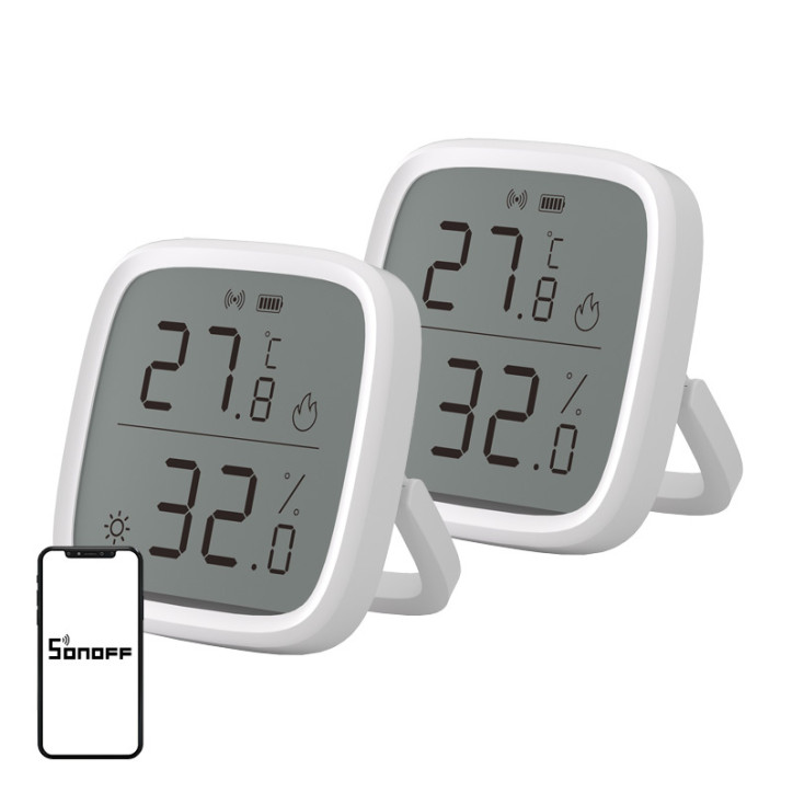 SONOFF SNZB-02D Sensore Temperatura e Umidità Zigbee 2 Pezzi SONOFF SNZB-02D Sensore Temperatura e Umidità Zigbee 2 Pezzi