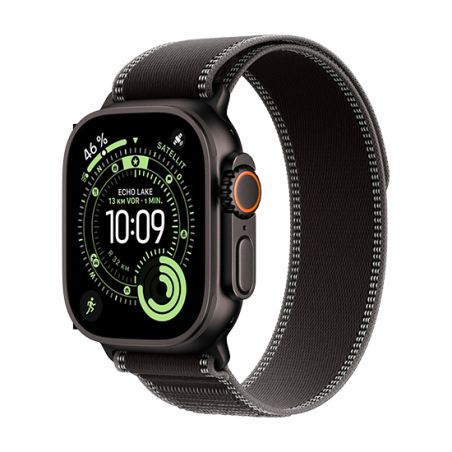 Apple Watch Ultra 3 5G 49mm Black Titanium con Trail Loop M/L Nero/Carbone
