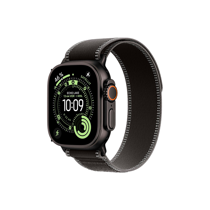 Apple Watch Ultra 3 5G 49mm Black Titanium con Trail Loop M/L Nero/Carbone