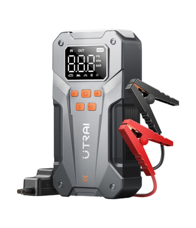 UTRAI JS20 Avviatore Multifunzione per Auto 5000A con Compressore Aria