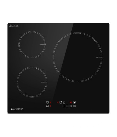 AMZCHEF CE-T-74IB3xyzf-CS Piano Cottura a Induzione 3 Zone