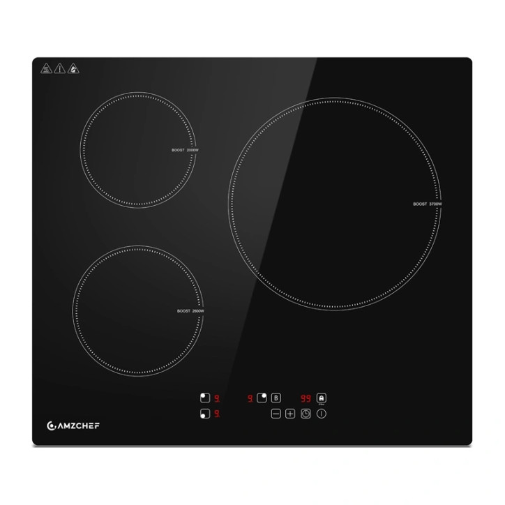 AMZCHEF CE-T-74IB3xyzf-CS Piano Cottura a Induzione 3 Zone