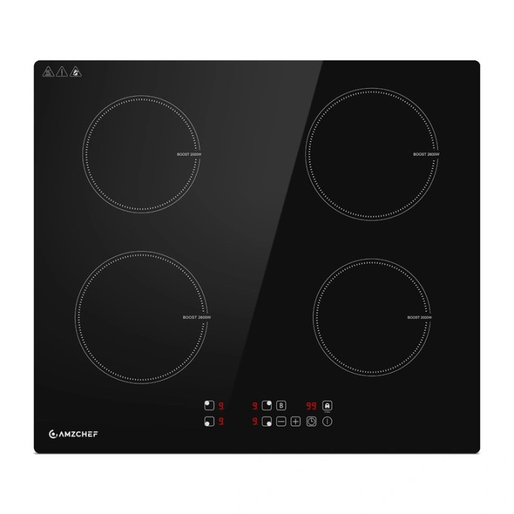 AMZCHEF CE-T-74IB4xyzf-CS Piano Cottura a Induzione 4 Zone