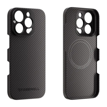 Freewell Custodia per iPhone 16 Pro con Attacco 17mm Nero