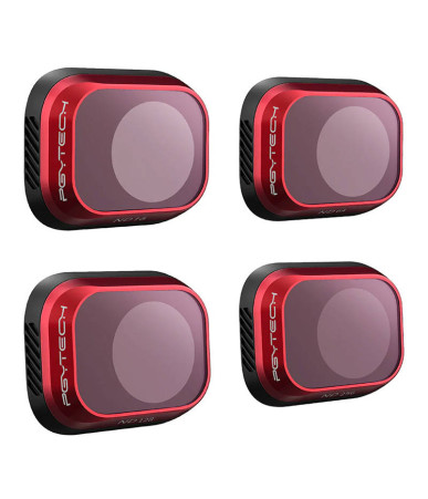 PGYTECH Set Filtri ND 16/64/128/256 per DJI Mini 3 / Mini 3 Pro