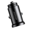 Joyroom JR-CCN05 Caricatore da auto 30W USB-A + USB-C Nero