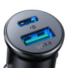 Joyroom JR-CCN05 Caricatore da auto 30W USB-A + USB-C Nero