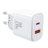 Caricatore Joyroom JR-TCF05 Flash 20W con cavo USB-C a Lightning 1m Bianco