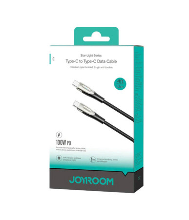 Joyroom Cavo USB-C to USB-C Star-Light SA27-CC5 100W 1.2m Nero