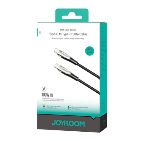 Joyroom Cavo USB-C to USB-C Star-Light SA27-CC5 100W 1.2m Nero