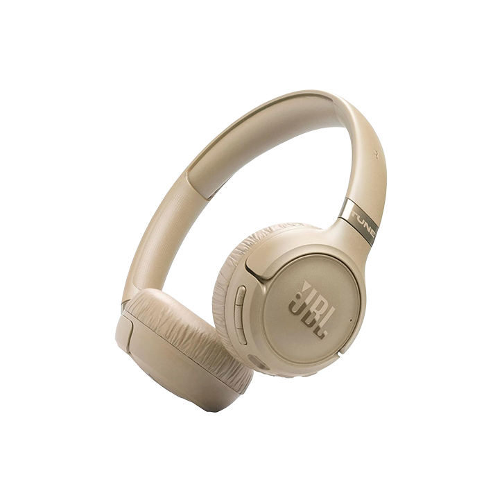 JBL Tune 680NC Cuffie On-Ear Wireless Cancellazione Rumore Beige