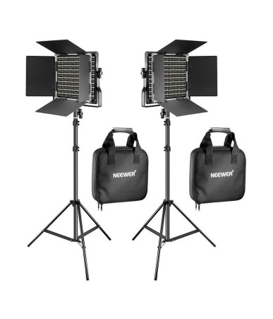 Neewer Kit 2 Lampade LED Bi-Color 660 40W 3200-5600K