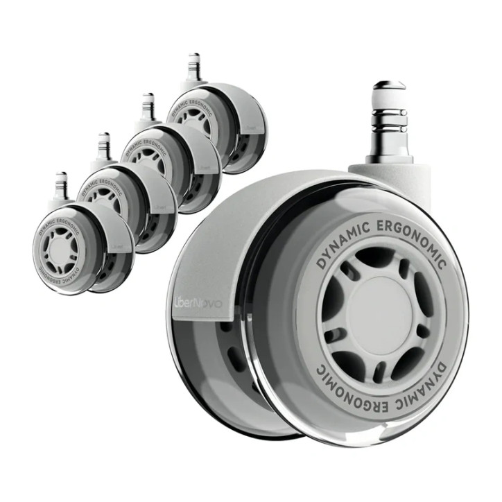 LiberNovo A-10 Wheels Grigie Ruote per Sedia Gaming LiberNovo A-10 Wheels Grigie Ruote per Sedia Gaming