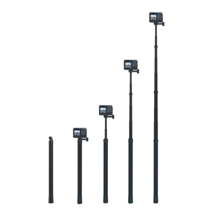 TELESIN Selfie Stick Carbon Fiber 2.7M per Action Camera TELESIN Selfie Stick Carbon Fiber 2.7M per Action Camera
