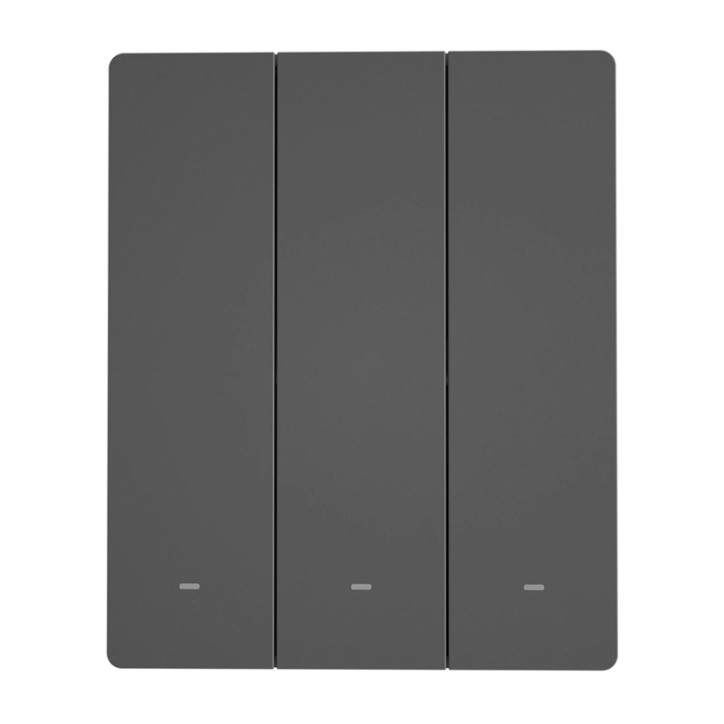 Interruttore Parete Smart WiFi SONOFF M5-3C-80 (3 canali, per cornice, grafite) Interruttore Parete Smart WiFi SONOFF M5-3C-80 (3 canali, per cornice, grafite)