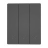 Interruttore Parete Smart WiFi SONOFF M5-3C-80 (3 canali, per cornice, grafite)
