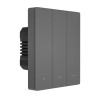 Interruttore Parete Smart WiFi SONOFF M5-3C-80 (3 canali, per cornice, grafite)
