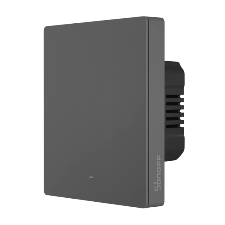 Interruttore a muro WiFi SONOFF M5-1C-80 (1 canale, per cornice, grafite) Interruttore a muro WiFi SONOFF M5-1C-80 (1 canale, per cornice, grafite)
