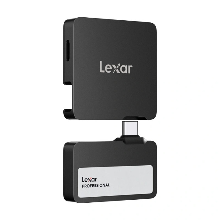 Lexar Professional Go SL400 2TB SSD Portatile + Hub Nero
