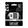 Lexar Scheda di memoria High-Performance Argento Plus microSDXC 512GB con Adattatore