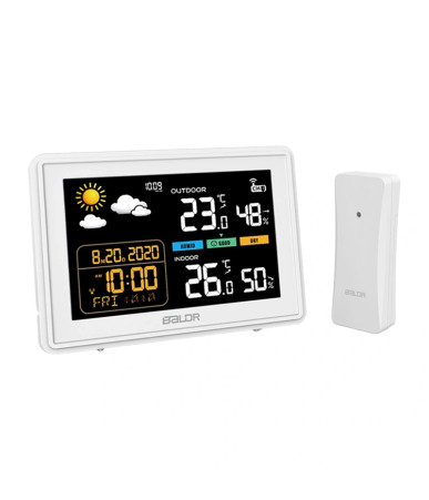 Stazione Meteo BALDR B0359WST2H2PR con Sensore Esterno