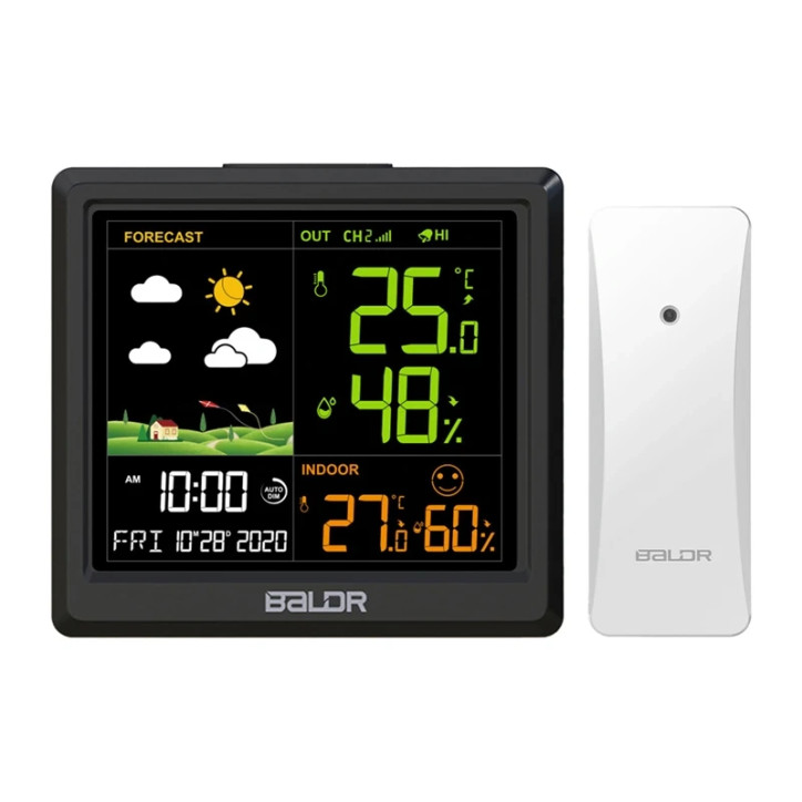 BALDR B0389WST2H2-V1 Stazione Meteo con Sensore Esterno BALDR B0389WST2H2-V1 Stazione Meteo con Sensore Esterno